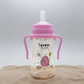 [I-BYEOL Friends] 300ml PPSU, Nipple-Straw cup, Juju-Pink _ Weighted Straw, PPSU, BPA Free _ Made in KOREA